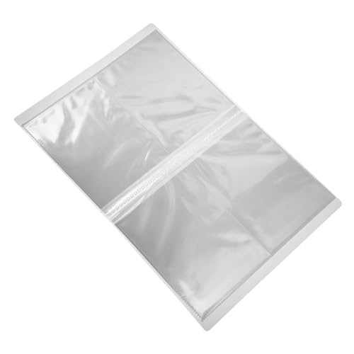 HOMSFOU Transparent Cards Collection Booklet Multi- Organizer for Postcards Tickets Collectibles for Travel Family Events Special Occasions Album Slots