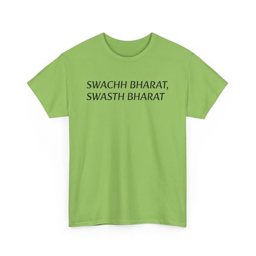 Swachh Bharat Eco Tee 7SOULS en coton bio