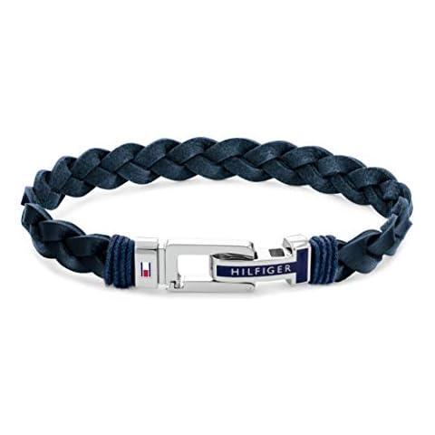 Tommy Hilfiger Men's Adjustable Leather Bracelet Cover