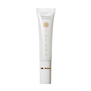 Tatcha Kissu Lip Scrub, Moisturizing Lip Exfoliant with Peach Seed Scrub for Polish, Smooth Lips