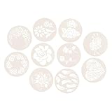 Photo Gallery romisbaba 10 pezzi stencil per decorazioni torte bianca modelli creativi per dolci caffè e facili da usare e riutilizzabili per feste e cake design Photo Gallery romisbaba 10 pezzi stencil per decorazioni torte bianca modelli creativi per dolci caffè e facili da usare e riutilizzabili per feste e cake design