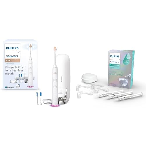 Philips Sonicare DiamondClean Smart 9500 Electric Toothbrush White The New Teeth Whitening Kit