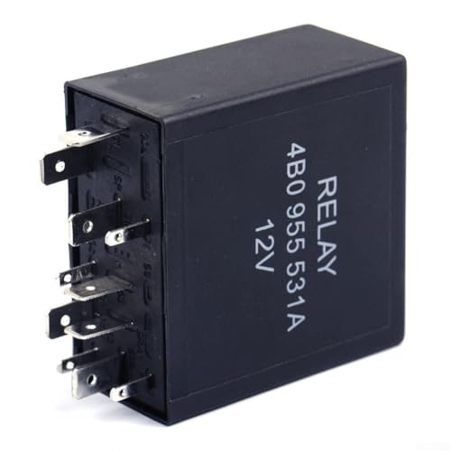 Yuanpgky 377 - Control de motor de limpiaparabrisas intermitente para relé de 11 pines para Passat para A4 R32 4B0955531A