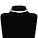 BABEYOND Round Imitation Pearl Choker Necklace Multi Strands Choker 20s Flapper Necklace Accessories for Gatsby Themed Party