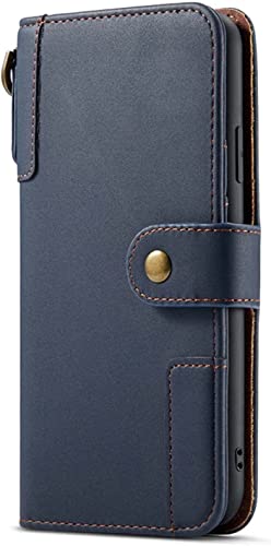 Funda iPhone 12 antichoque con soporte y compartimento tarjetero CEKGDB azul