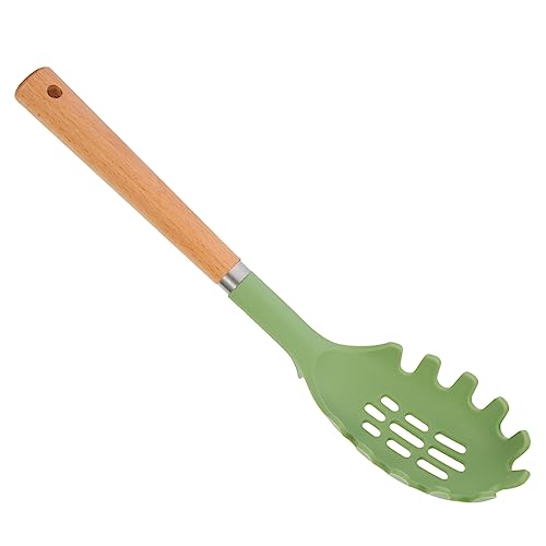 iplusmile Empuñadura De Polvo De Silicona Cuchara Para Espaguetis Utensilio Colador De Fideos Para Cocina Herramienta De Cocina Accesorio Auxiliar Para Servir Pasta