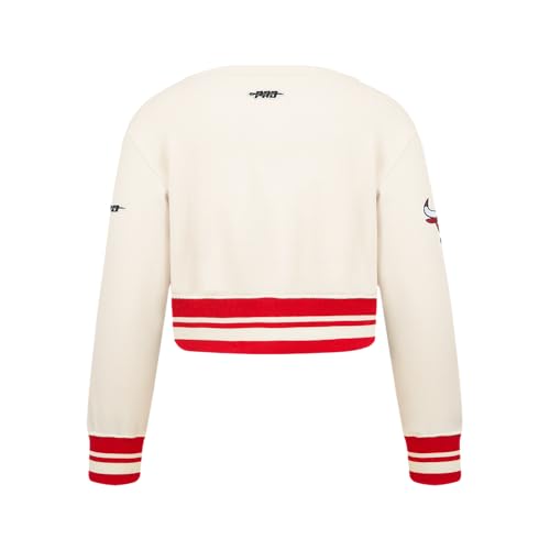 Image of Pro Standard Big Girls NBA Retro Classics Fleece Crewneck Sweatshirt
