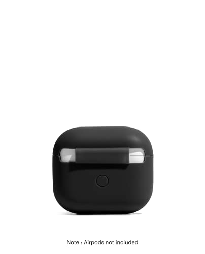 Image of Dailyobject Protective Poncho Case Cover for Apple Airpods 3 | Durable Silicone Material | Shock Resistant & Lightweight | Compatible Wireless Charging | Stylish Design - (Black)