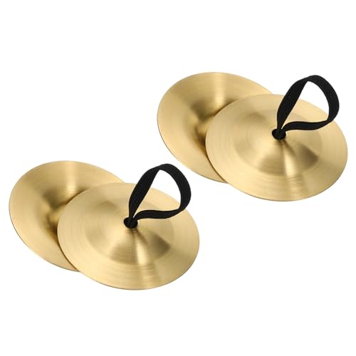 Patikil PTA231017TT000089 Finger Cymbals, 2 Pair Belly Dancing Finger cover