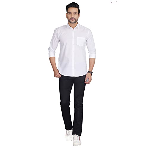 Image of Man Slim Fit Cotton Casual Shirt