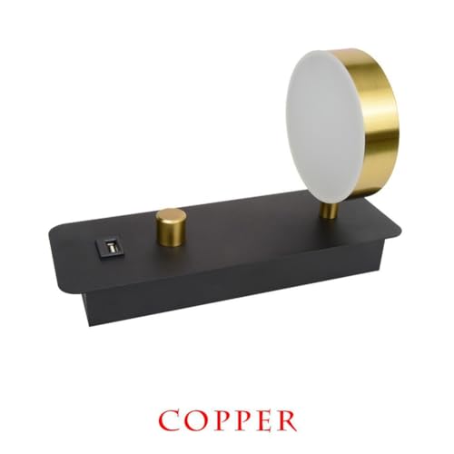 Lampe murale orientable à 300 degrés LED 9W et chargeur USB C noir - 4