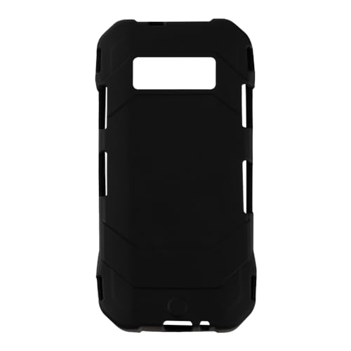 TPU�f�ރX�}�z�P�[�X �Ή�Kyocera DuraForce EX 5G KC-S703 KY-51D�Ƃ̌݊�������A�ϏՌ��E�����^�\�t�g�J�o�[�A�����݌v�����h�~�d�l�őS�ʕی� (�u���b�N)