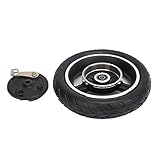 Electric Scooter Wheels, Replaceable Non-Slip Design, Drum Brake Kit 8.5 Inch Diameter Tube and Tire Set for Commuters, Urban Riders, Mopeds, E-Scooters