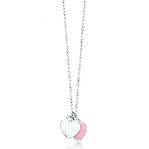 Collier Coeur Argent 925 cadeau femme or rose rouge