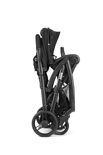 Image of Joie EVALITE Duo Twin Baby Stroller - Stroller for Twins with Soft 5-Point Harness, 5 Recline Position, Pram for Twin Babies, Easy Foldable Swivel Wheels, One Touch Break System, Birth to 15 kg Shale