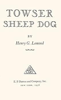 Hardcover Towser, sheep dog Book