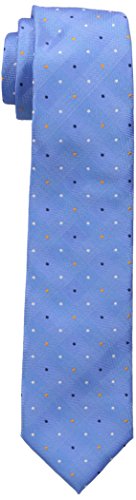 Dockers Big Boys Pin Dot Plaid Tie, Blue, OS