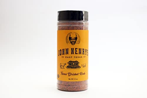 John Henry's Texas Brisket Rub, 11.5 oz - BBQ Seasoning Mix