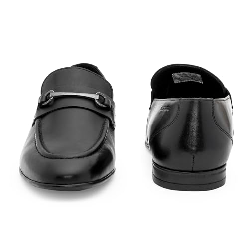 Image of Red Tape Loafers for Men | Real Leather Shoes with Low-Cut Pattern