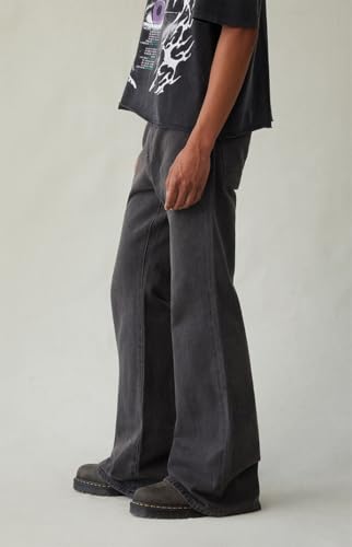 PacSun Men's Jordan Baggy Bootcut Jeans Black2