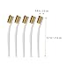 OSOLADY 5pcs Copper Wire Brush with Plastic Handles for Removing Rust Welding Slag and Paint Stains Industrial Cleaning Tool for Motor Door and Window Maintenance