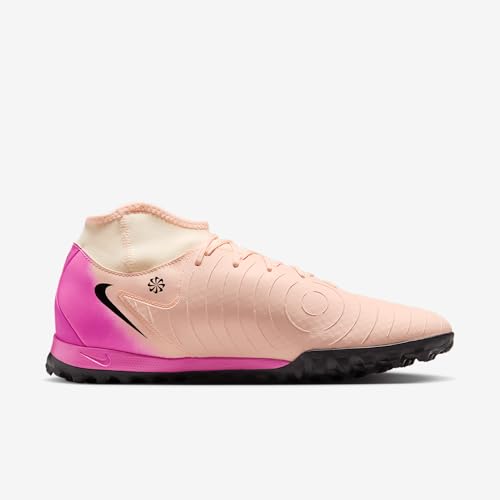 Nike Phantom Luna 2 Academy TF High-Top Soccer Shoes (FJ2566-800, Crimson Tint/Pink Blast/Black)3