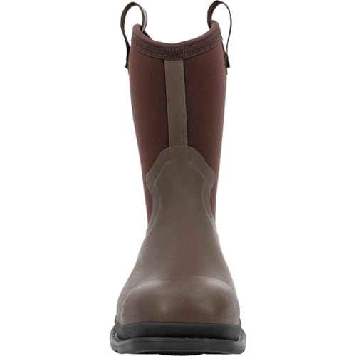 Men's Chore Western Alloy Toe Work Boot, Brown, Size 14(M)3