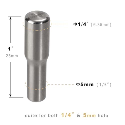 Whitesnow 5Mm 1/4 Inch Stainless Steel Metal Shelf Pegs Pins Replacement Kitchen Cabinet Shelves Support Holders For Bookshelf Bookcase Cupboard Adjustable Wood Glass Shelving thumb #1