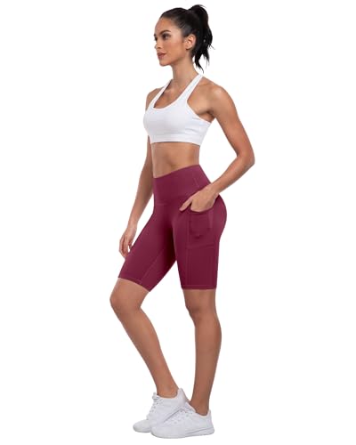 ATHVOTAR Biker Shorts Women with Pockets - 3"/5"/8" High Waisted Workout Spandex Tummy Control Gym Running Yoga Shorts4