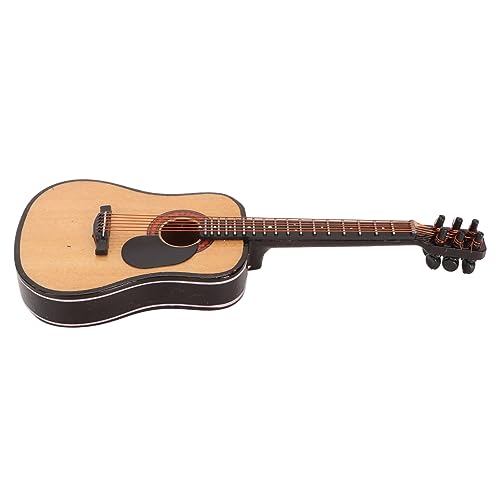 Modèle de Guitare Miniature en Bois, Mini Instrument de Musique à Surface Enduite, Haute Simulation, Respectueux de l’environnement avec Support et étui pour la Maison - Les Beatles, Paul McCartney, John Lennon, RIngo Starr, George Harrison Modèle de Guitare Miniature en Bois, Mini Instrument de Musique à Surface Enduite, Haute Simulation, Respectueux de l'environnement avec Support et étui pour la Maison – Image 3