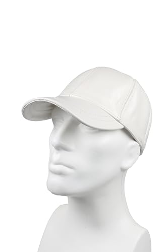 Image of Genuine Leather Unisex Baseball Cap