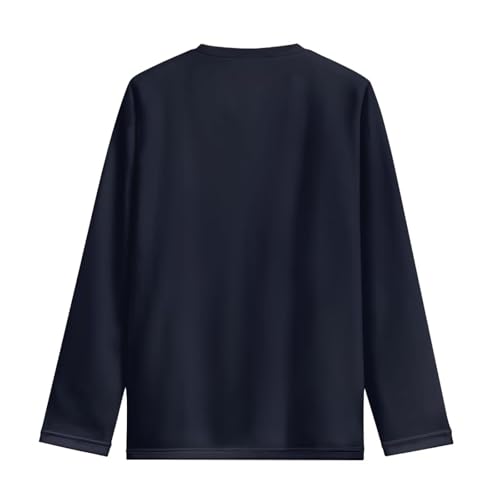 Image of Girls Long Sleeve Shirt with Cute Graphic Casual Pullover Tops 3-16Y
