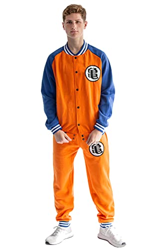 Baseball Style Trainingsanzug im Son Goku Design | Jacke und Hose |...