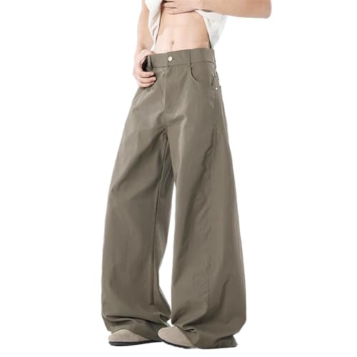 Men's Pants Workwear Wide Leg Straight Loose Japanese Style Summer Sport Casual Long Pants for Men2