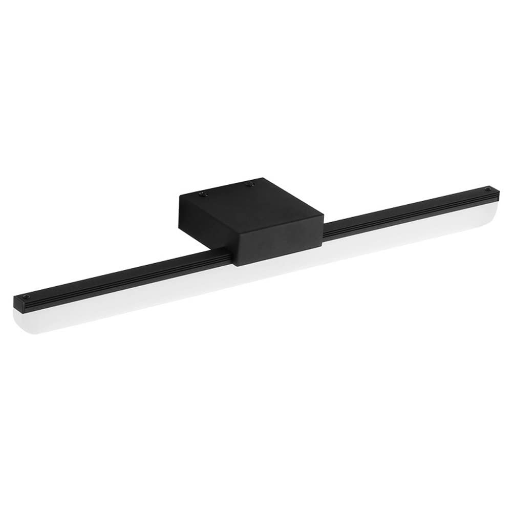 Apliques de pared , Iluminación de pared Tira LED Lámpara de pared con espejo Baño moderno Espejo Gabinete Luz Aplique de pared de metal Dormitorio minimalista Tocador Luces de espejo Vestidor Ilumina