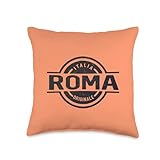 Roma Italia - Rome Italy - Official Roma Lazio Throw Pillow