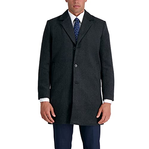 Haggar Men's Brushed Twill Top Coat