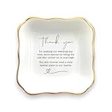 Regalo oficial de boda, plato de anillo oficial, regalos inspiradores para ella, regalo de agradecimiento para mujer, regalo de agradecimiento, regalo de planificador de boda, regalos de pastor,
