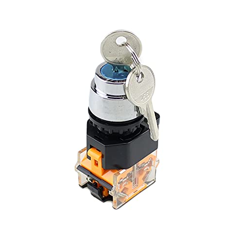 Interrupteur bouton double tête LA38 étanche 22mm pour commande de machine - 8