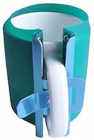 Lysee 3D Printer Parts & Accessories - HOT-5Pcs 3D Sublimation Printer Silicone Mug Wraps Mug Clamps Rubber Mug Silicone Mould Fixture for 15OZ Mugs - (Color: Green)