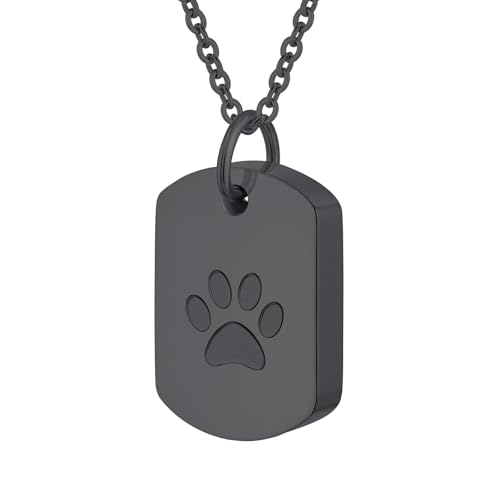 Collier funéraire pour cendres et pendentif urne cylindrique pour apaiser le deuil