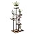VonDream 3 Tier Plant Stand Indoor, Tiered Plant Stands for Indoor Plants Multiple, Corner Flower Stand for Living Room, Multi-Layer Vintage Design Plant Shelf
