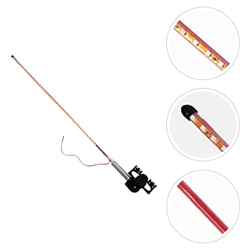 Sewroro LED Whip Lights for UTV ATV RGB Lights Warning Lights Lighted Antenna Whips Waterproof 60CM 12V Lighted Whip Antenna Car - Thumbnail 6