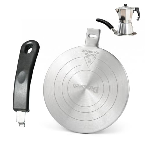 Image of 5.5 INCH Stainless Steel Detachable Induction Plate Adapter for Moka Pot