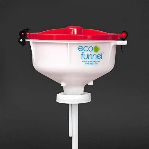 8\" ECO Funnel with 70mm Cap Adapter (FS70), Hazardous Liquid Waste Funnel - Thumbnail 4