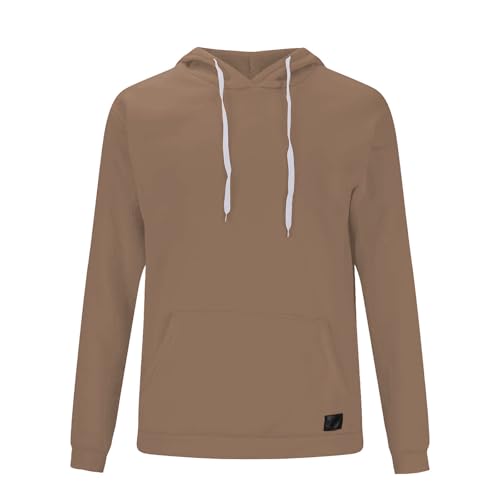 Hoodies for Men Big And Tall Long Sleeve Hooded Sweatshirt Outdoor Casual Loose Fit Pullover Fall Winter Clothes 20252