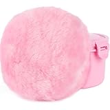 WSYUB Body Powder Puff, Powder Puff for Body Powder, 6 Inch Extra-Large Powder Puffs,Ultra Soft Fluffy Velour Powder Puff, Pink