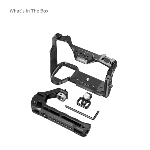 SmallRig A7 IV Cage with Top Handle and HDMI Cable Clamp, Basic Kit for Sony Alpha 7 IV/Alpha 7 S III - 3668