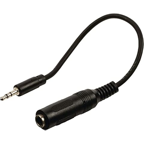 Cable de Audio estéreo Jack 6.35 mm Hembra a Jack 3.5 mm Macho Cover