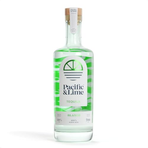 Pacific & Lime Tequila Blanco 100% Agave Azul – 70cl | 40% Vol. – Premium Qualität – Aus den Jalisco Valleys in Mexiko